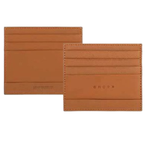 Cross Saffiano 6CC Card Holder — Black, Navy Blue & Tan