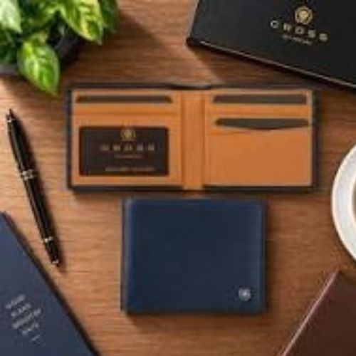 Cross Two-Tone Wallet 8CC - Soft Grain Leather Wallet