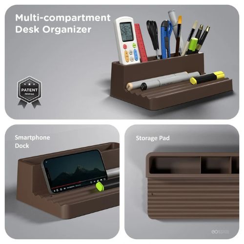 Everyday Organisers Groovemate — Multi-Compartment Desk Organizer
