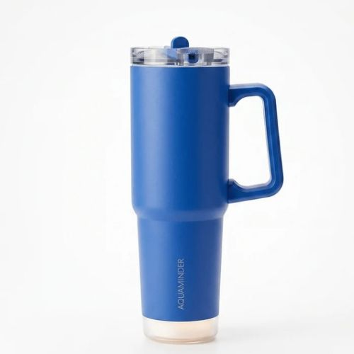 Aquaminder Nile Go+ Smart Tumbler — 800ml, Blue
