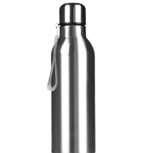 PowerPlus Aqua Mini Single Wall Steel Bottle with Carry Strap