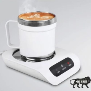PowerPlus Coffee Warmer & Stainless Steel Mug Set H290