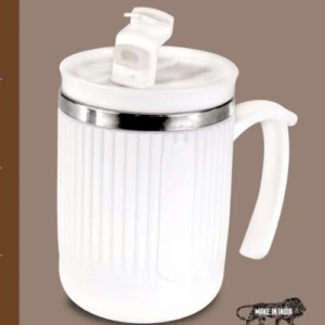 PowerPlus DuraMug Grip Large Spill Proof Suction Steel Mug