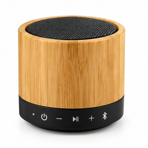 PowerPlus Eco Beats Bamboo Bluetooth Speaker