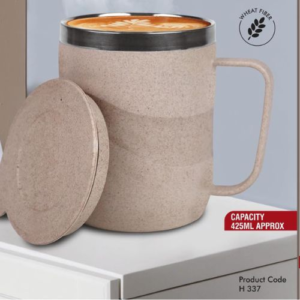 PowerPlus EcoWave Stainless Steel Double Wall Coffee Mug