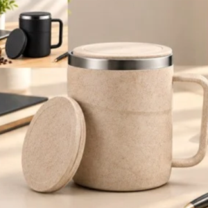 PowerPlus EcoWave Stainless Steel Double Wall Coffee Mug