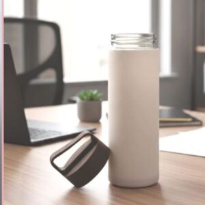 PowerPlus Glass Water Bottle – Essential SafeSip Tilt 425ml