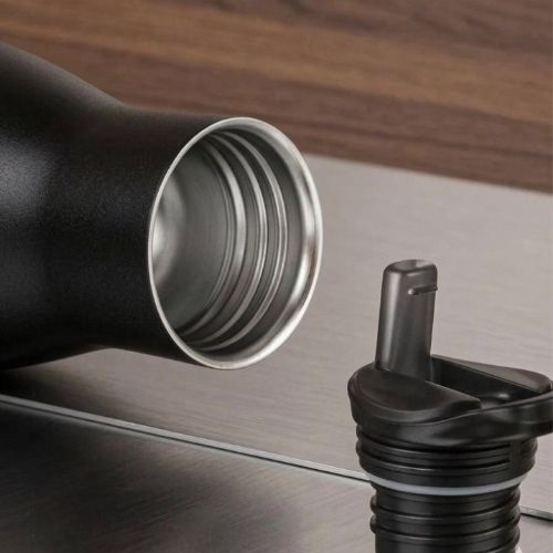 PowerPlus HeatVault Sip 900ml Vacuum Flask with Straw Lid