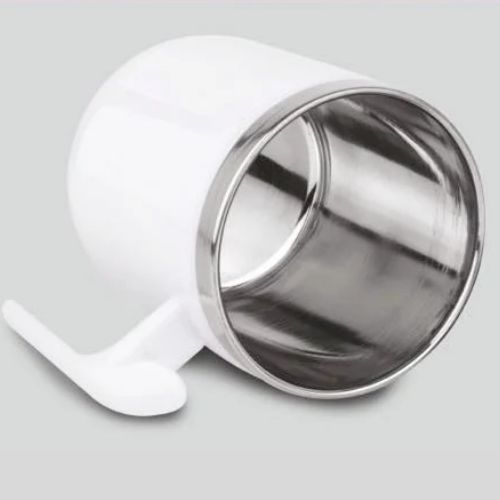 PowerPlus Nob Steel Coffee Mugle Mid Size Stainless