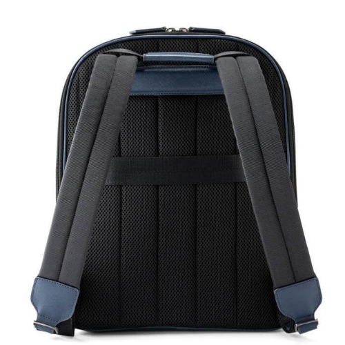 Cross Timeless Style Backpack — Genuine Leather, Black & Blue
