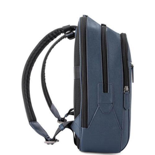 Cross Timeless Style Backpack — Genuine Leather, Black & Blue