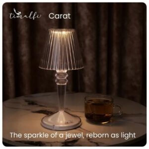 Timalfi Carat Table Lamp — Crystal Inspired Design