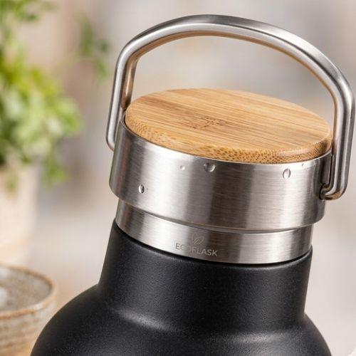 EcoVault 700 700ml Vacuum Flask with Bamboo Lid