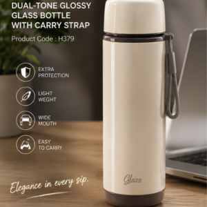 GraniteStation Wheat Straw Glass Bottle