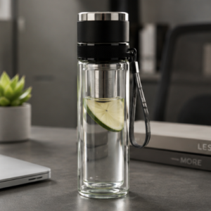 ClearSip Pop: Double Wall Borosilicate Bottle