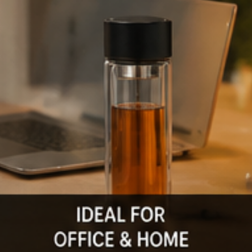 ClearSip Fold: Double Wall Borosilicate Bottle