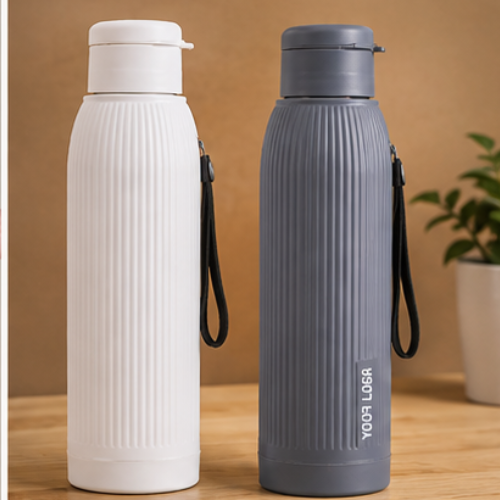 Insulated Steel Bottle – Essential Ribd with Flip Top Lid