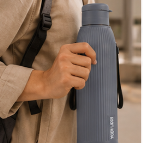 Insulated Steel Bottle – Essential Ribd with Flip Top Lid