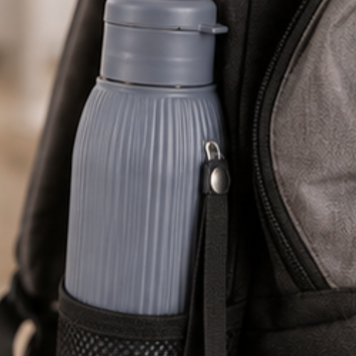 Insulated Steel Bottle – Essential Ribd with Flip Top Lid