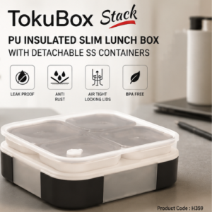 Slim Lunch Box – Essential TokuBox Stack