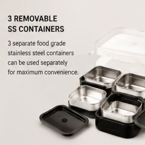 Slim Lunch Box – Essential TokuBox Stack Slim Lunch Box – Essential TokuBox Stack