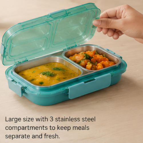 3 Partition Lunch Box – Essential TokuBox Trio