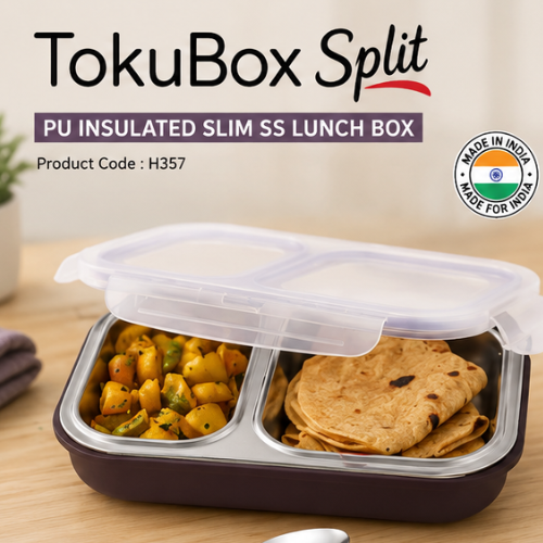 2 Partition Lunch Box – Essential TokuBox Split