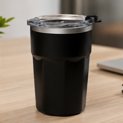 Stainless Steel Mug with Flip Top Lid Stainless Steel Mug with Flip Top Lid