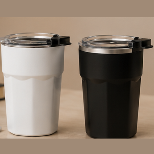 Stainless Steel Mug with Flip Top Lid Stainless Steel Mug with Flip Top Lid