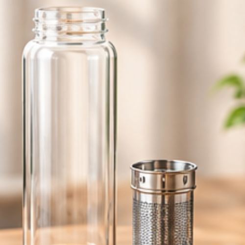 Infuser Glass Bottle – Essential ClearSip EcoFuse 450ml