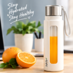 Glass Bottle with Plastic Outer Body – Essential SafeSip