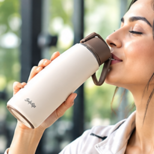 Kids Glass Water Bottle – Essential SafeSip Tilt 425ml