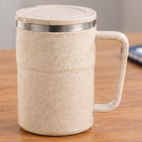 EcoWave: Stainless Steel Double Wall Coffee Mug