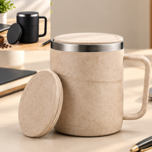 EcoWave: Stainless Steel Double Wall Coffee Mug