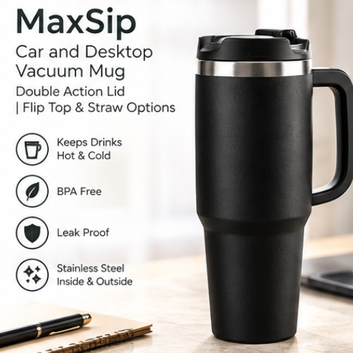 MaxSip: Car and Desktop Vacuumized Mug