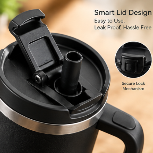 MaxSip: Car and Desktop Vacuumized Mug