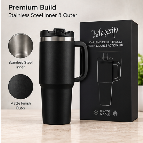 MaxSip: Car and Desktop Vacuumized Mug