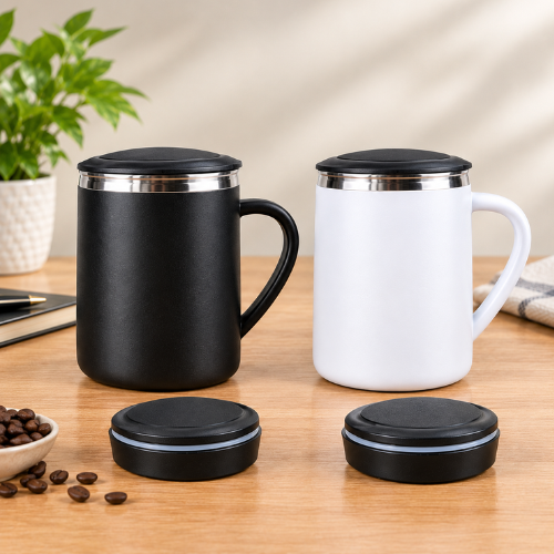 Mini Steel Mug – Essential CurveSip with Convex Lid 200ml