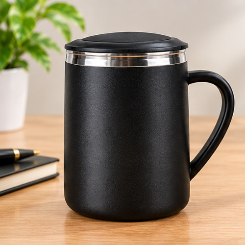 Mini Steel Mug – Essential CurveSip with Convex Lid 200ml