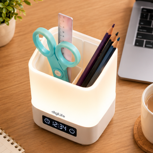 LUMO Digital: Ambient Light Desk Organizer