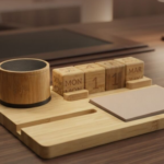 WorkBeat Eco: 6-in-1 Bamboo Desk Organizer