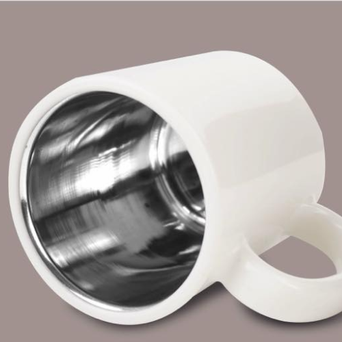 Ceramix: Ceramic-Look Mug with Stainless Steel Core