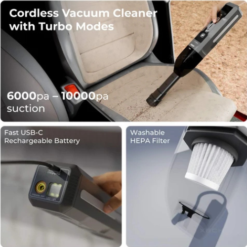 SuperVac 4-in-1 Car Vacuum Cleaner