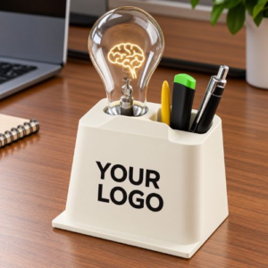 Everyday Organisers Eros Eddy — Desk Organizer with LED Lamp