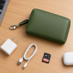 Everyday Organisers Tech Organizer Pouch Mini — Olive Green