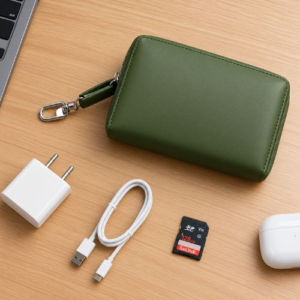 Everyday Organisers Tech Organizer Pouch Mini — Olive Green