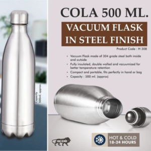 Vacuum Flask in Steel Finish