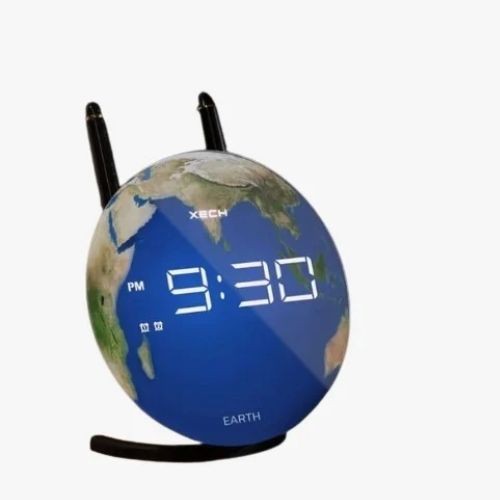 XECH Solaris X LITE-Decorative Globe Table Clock