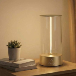Timalfi Amber Table Lamp — A Glow That Bends Beautifully