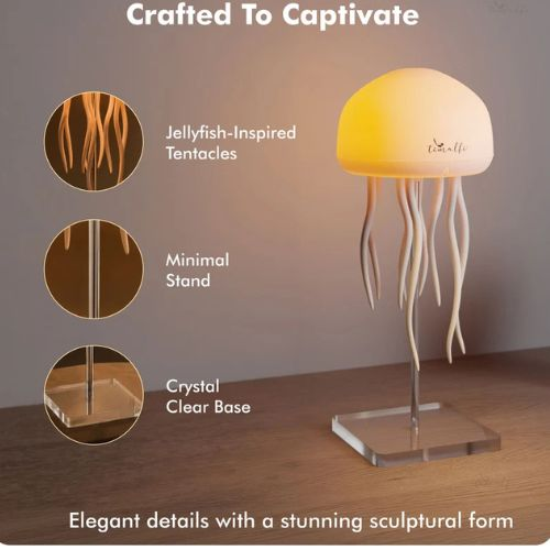 Timalfi Marina RGB Jellyfish Night Table Lamp